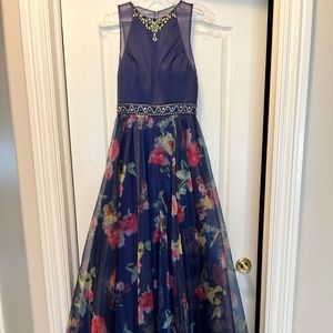 Ypsilon Floral Prom Dress